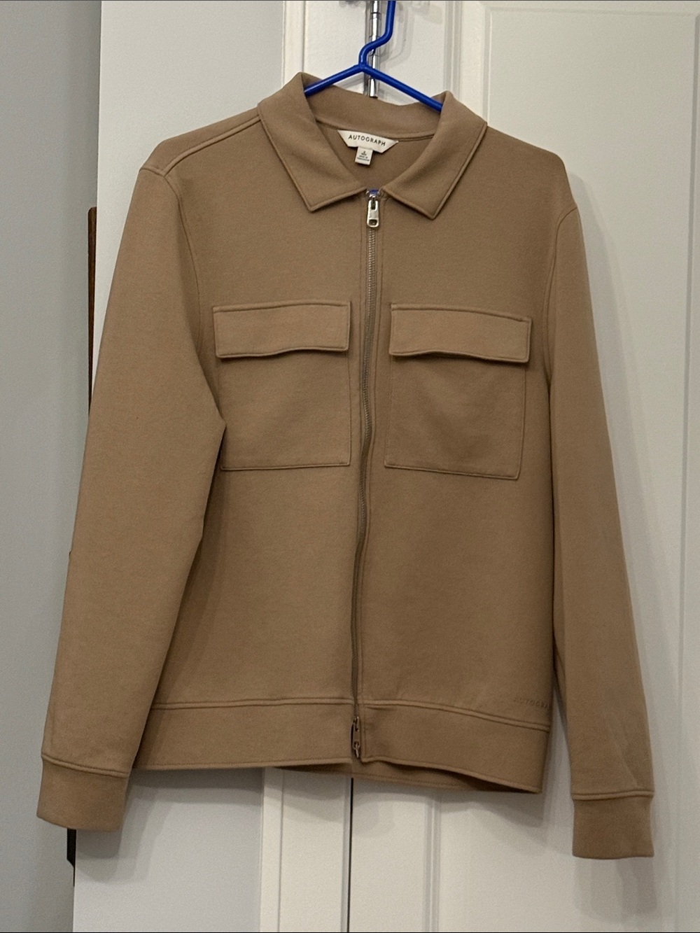 Autograph Camel Utility Zip Shirt Jacket